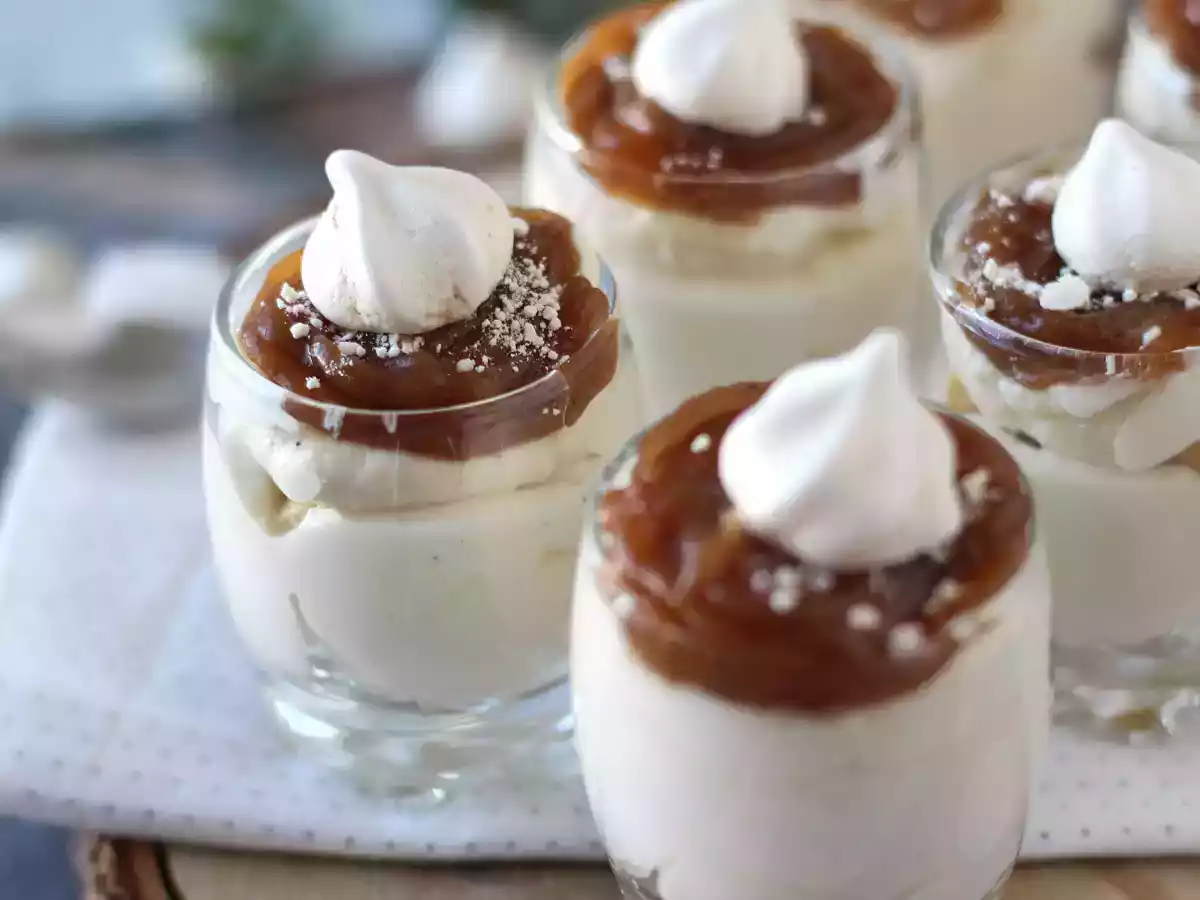 Glas i Mont Blanc-stil med kastanjekräm - foto 7