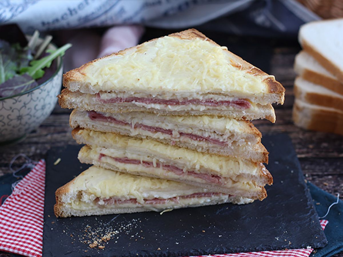 Gourmet croque-monsieur med béchamelsås - foto 3