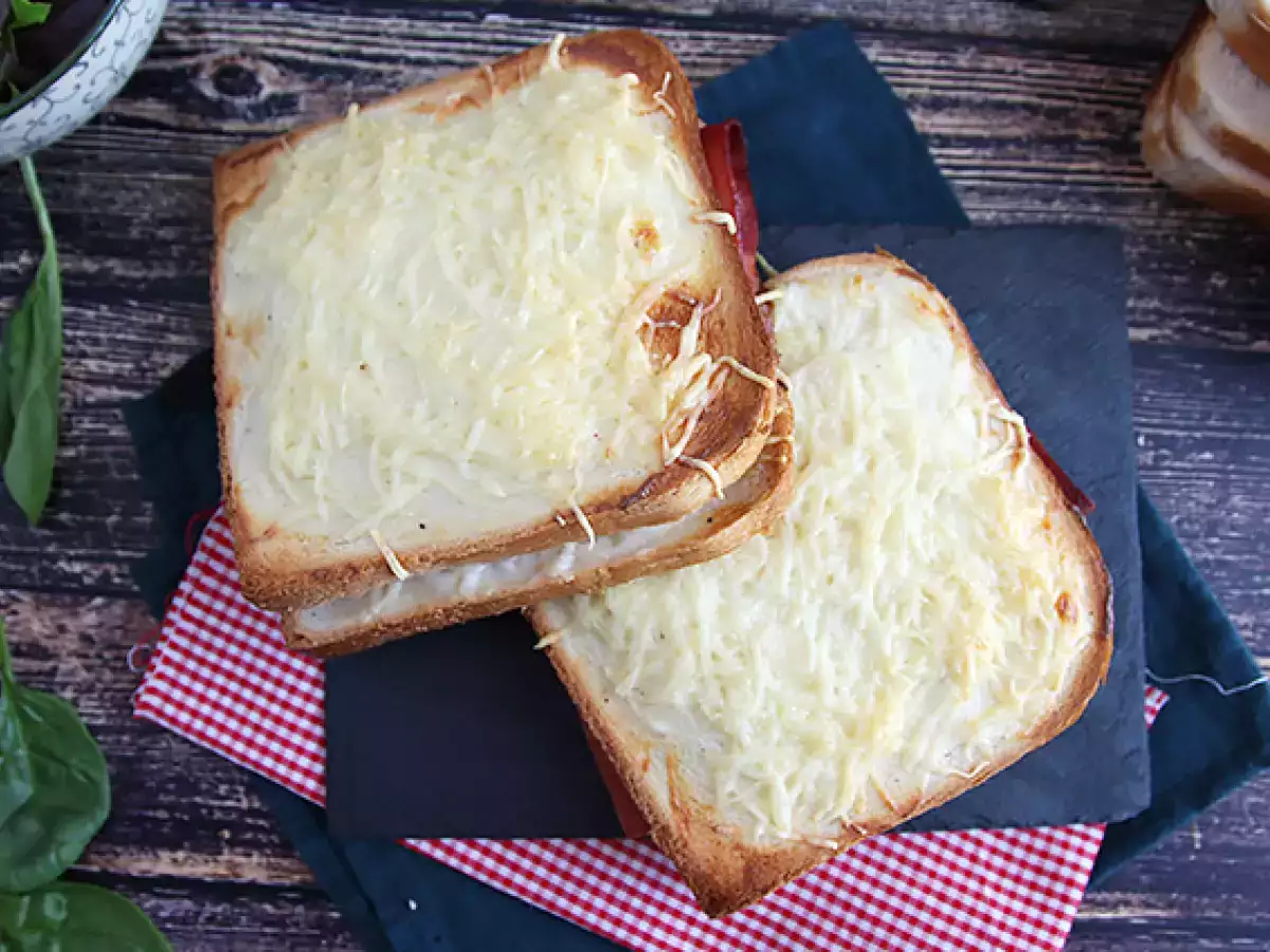 Gourmet croque-monsieur med béchamelsås - foto 4