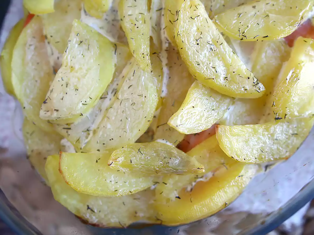 Gratin som alltid lyckas med potatis och rökt lax! - foto 2