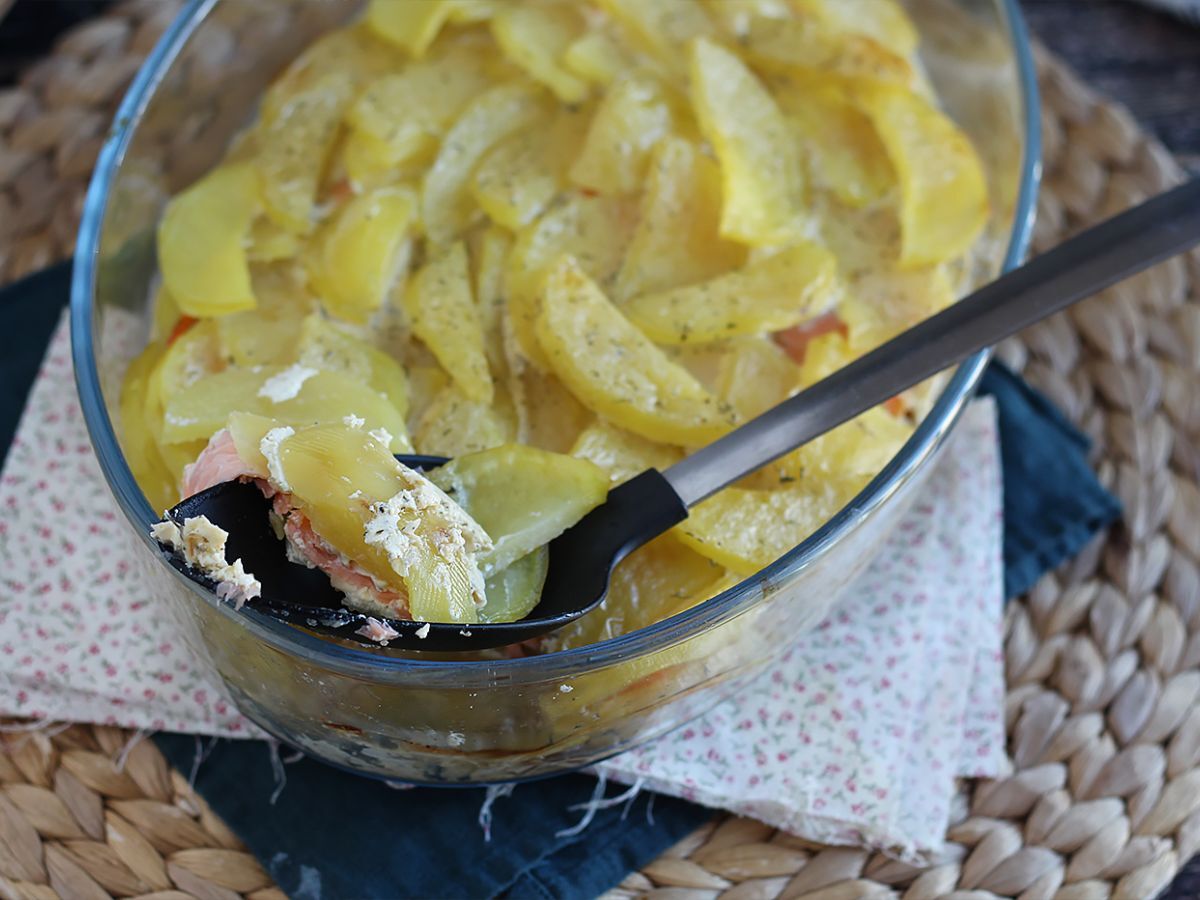 Gratin som alltid lyckas med potatis och rökt lax! - foto 3