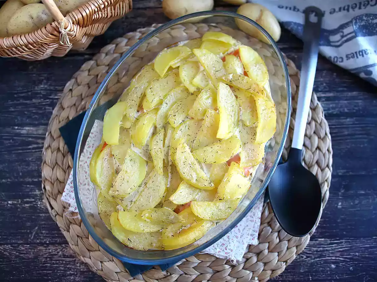 Gratin som alltid lyckas med potatis och rökt lax! - foto 4