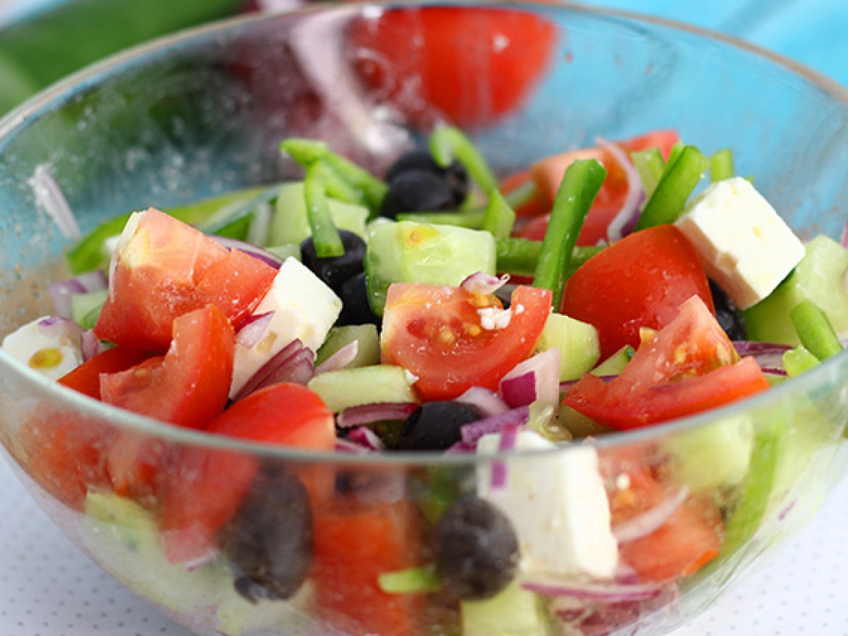 Grekisk sallad eller horiatiki - foto 3