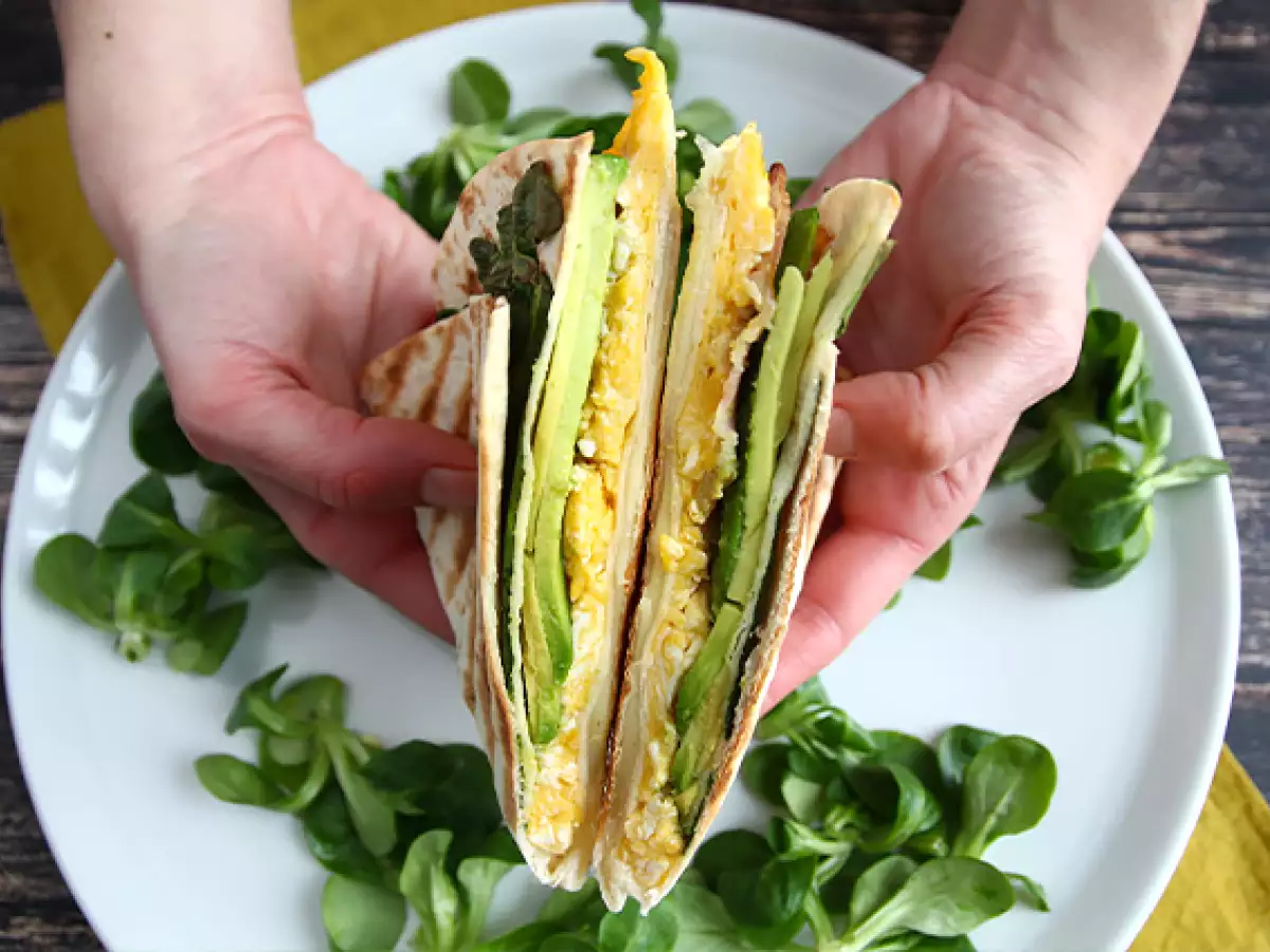 Grillad brunchwrap – Tortilla Wrap Hack