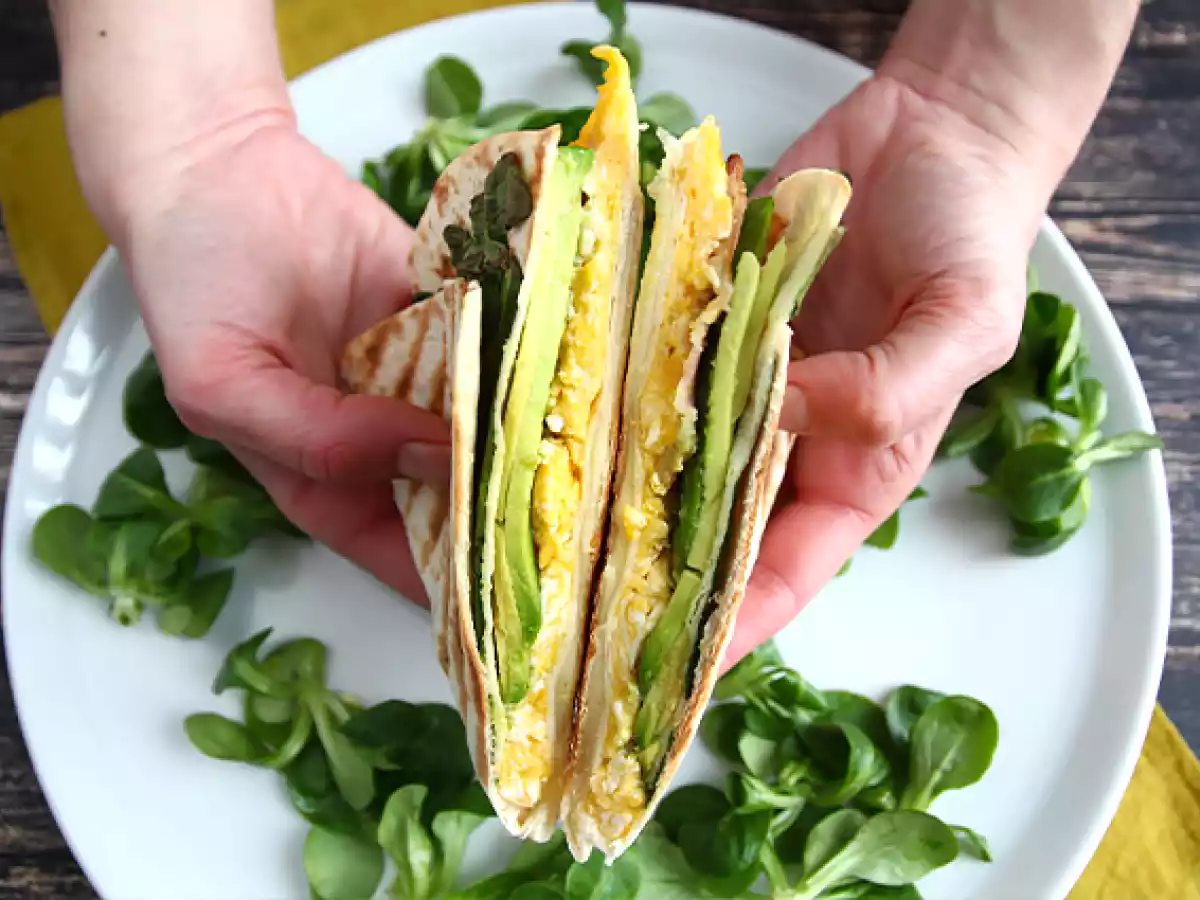 Grillad wrap i brunchstil - Tortilla Wrap Hack