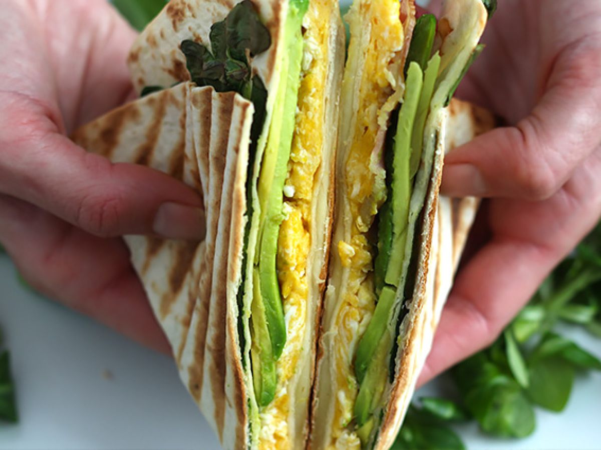 Grillad wrap i brunchstil - Tortilla Wrap Hack - foto 5