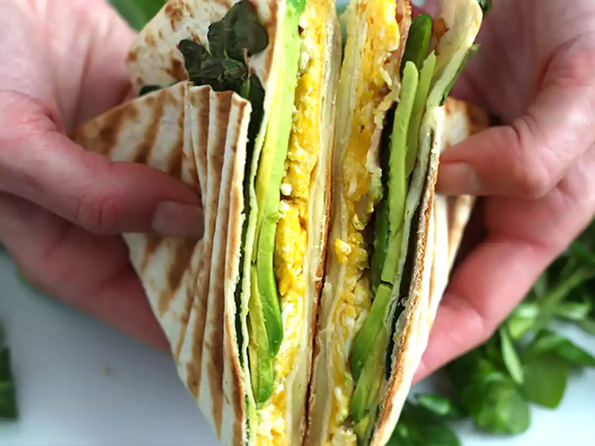 Grillad wrap i brunchstil - Tortilla Wrap Hack - foto 5