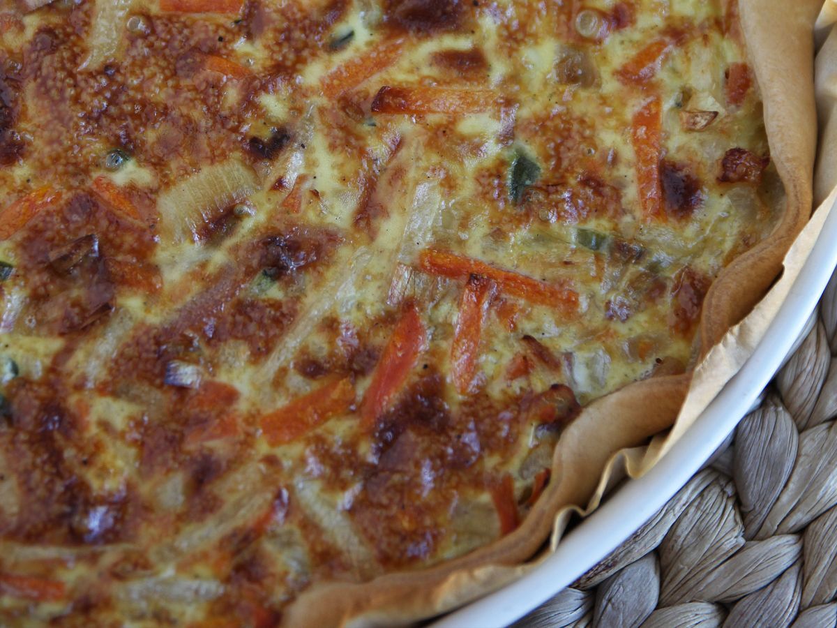 Grönsaks- och baconquiche som alla kommer att älska! - foto 2