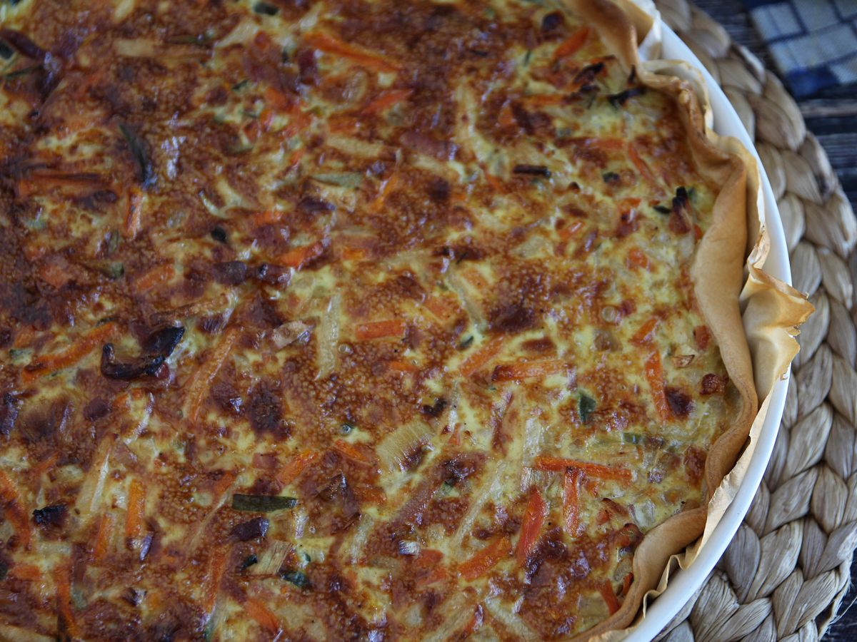 Grönsaks- och baconquiche som alla kommer att älska! - foto 4