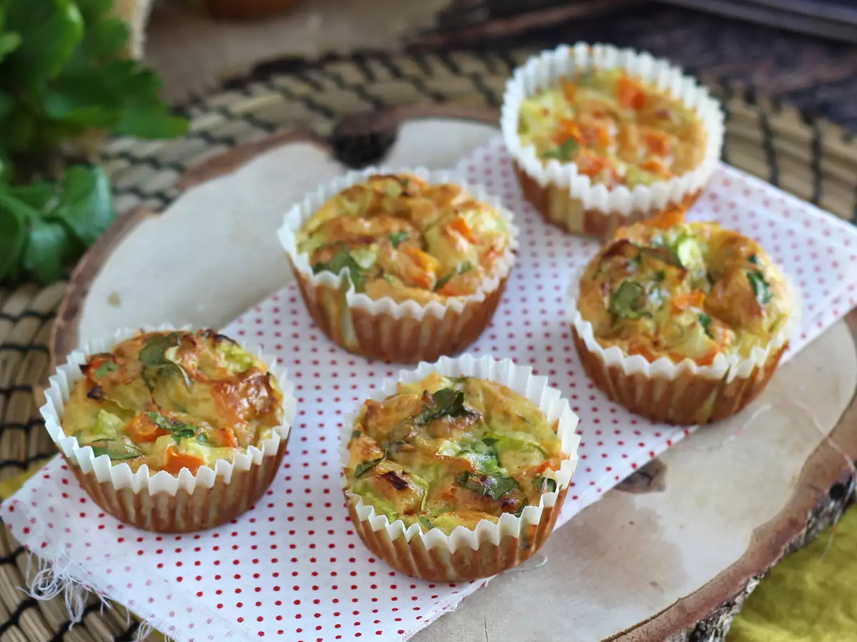 Grönsaksmuffins: det perfekta knepet för att få barn att äta grönsaker