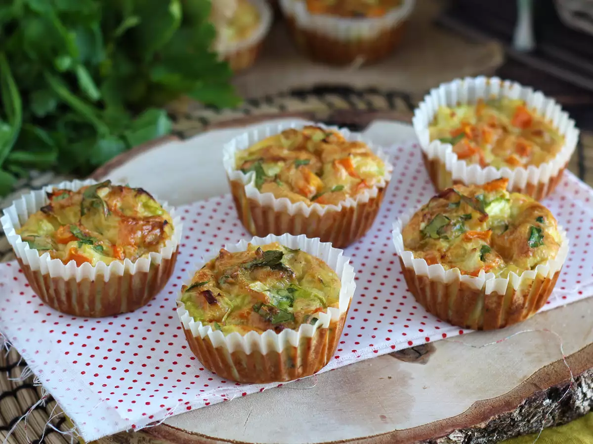 Grönsaksmuffins: det perfekta knepet för att få barn att äta grönsaker - foto 4