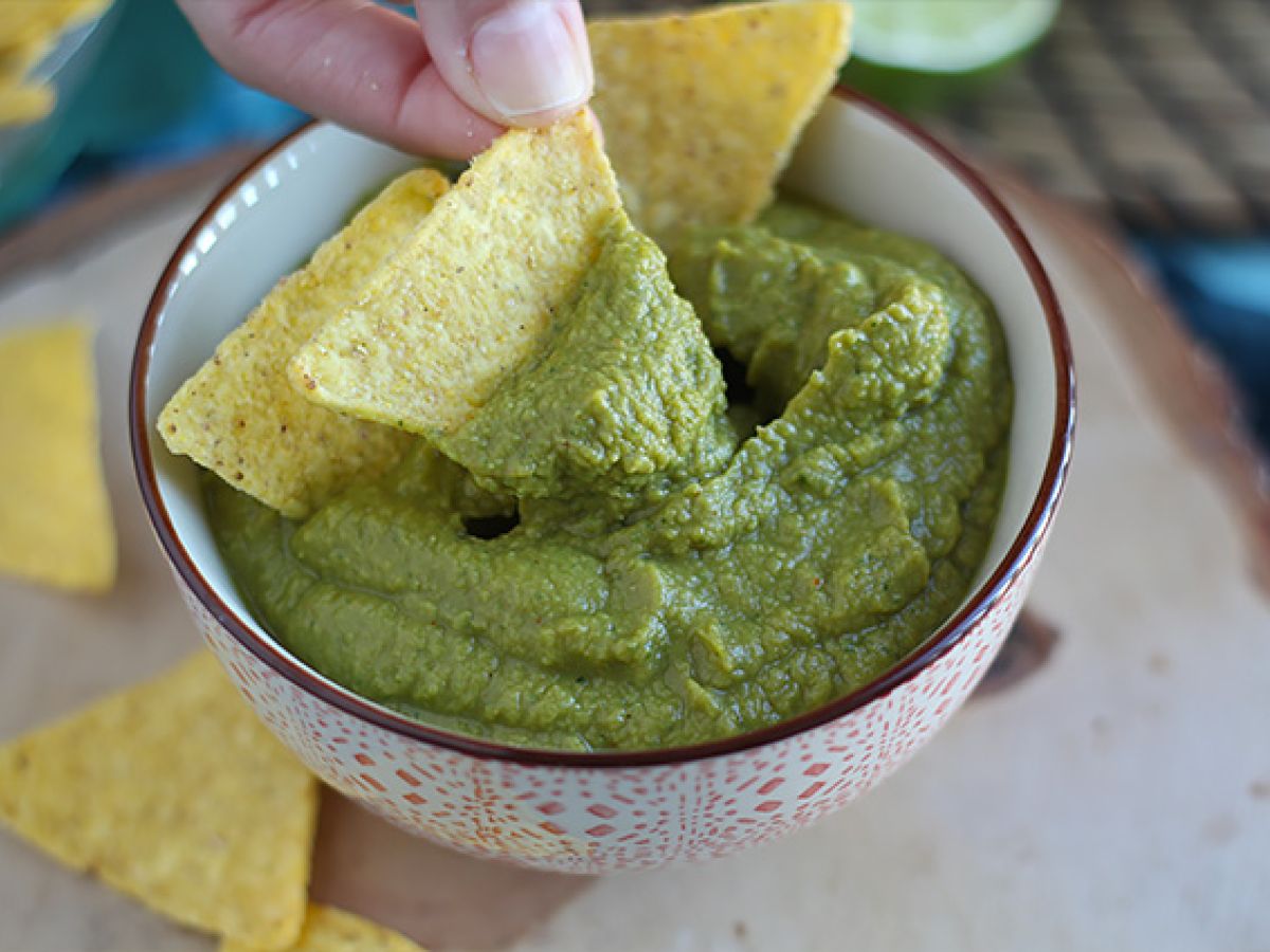 Guacamole med ärtor och lime - foto 3