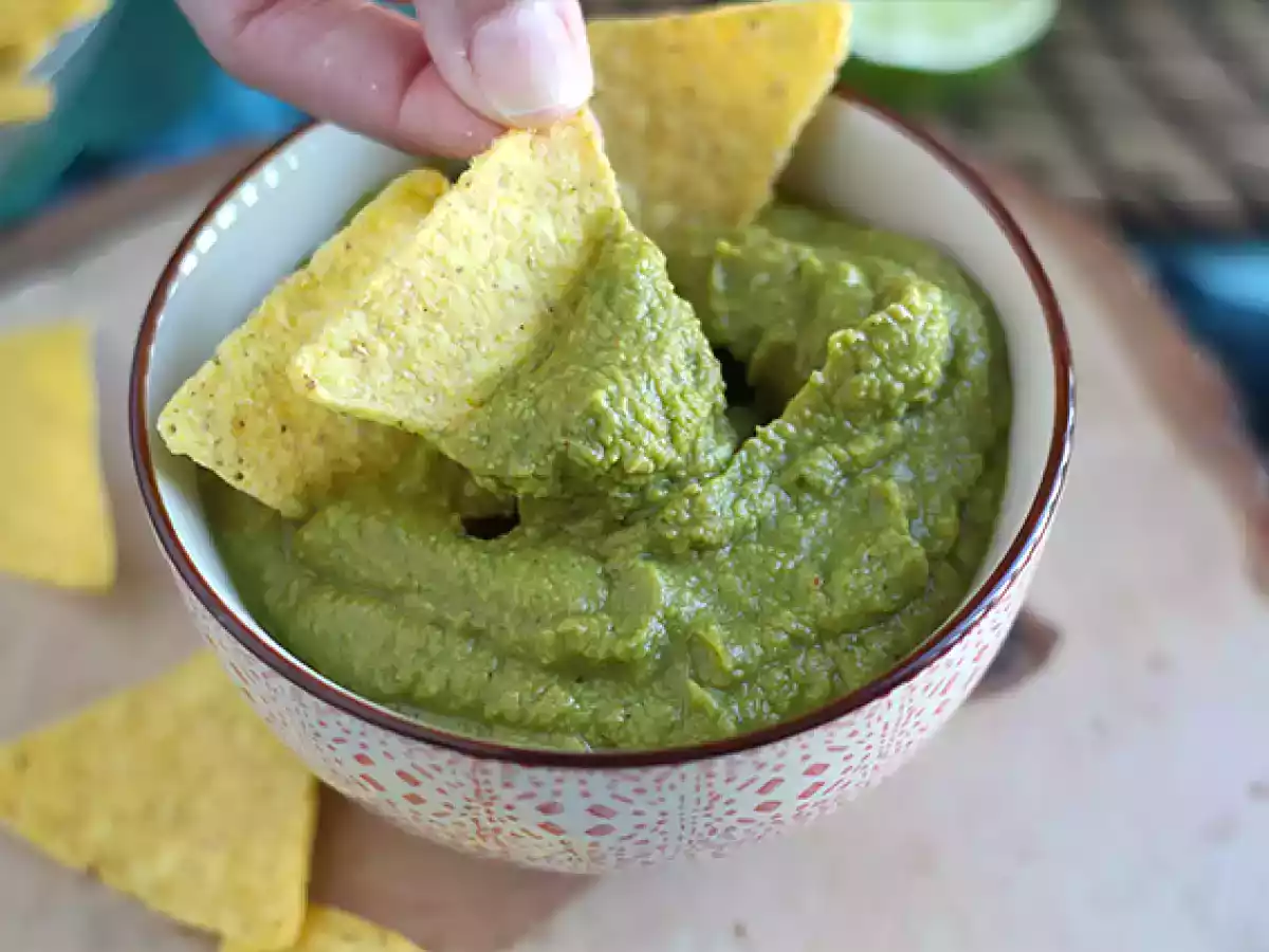 Guacamole med ärtor och lime - foto 3