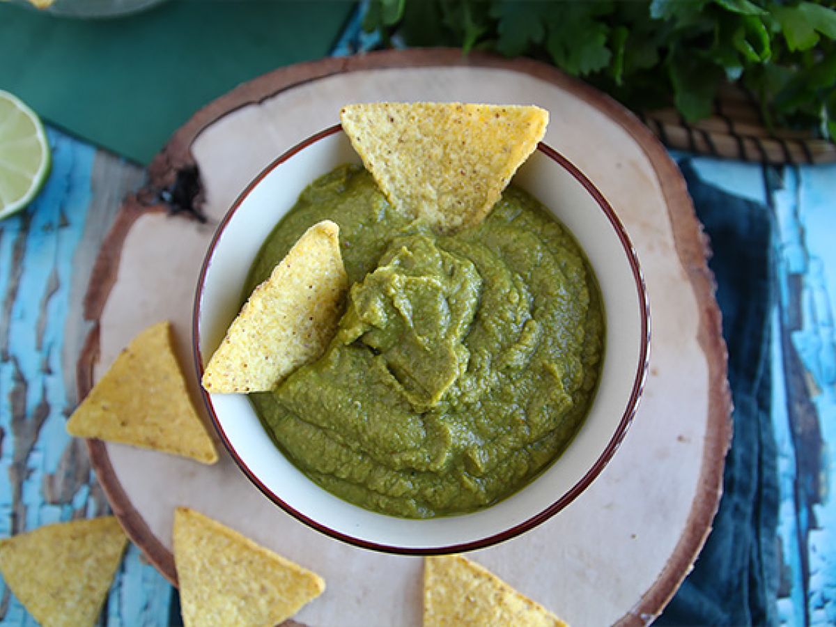 Guacamole med ärtor och lime - foto 4