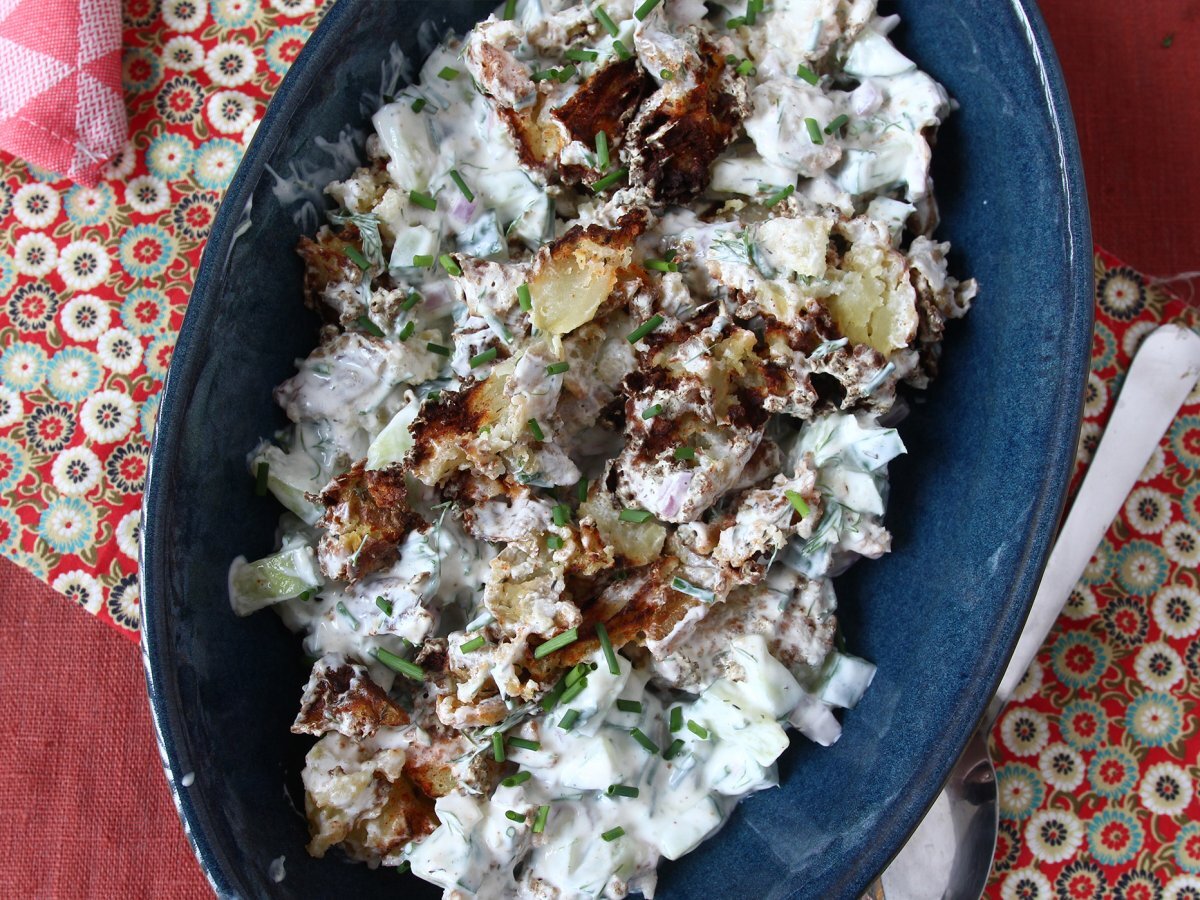 Gurka och krispig potatissallad - foto 2