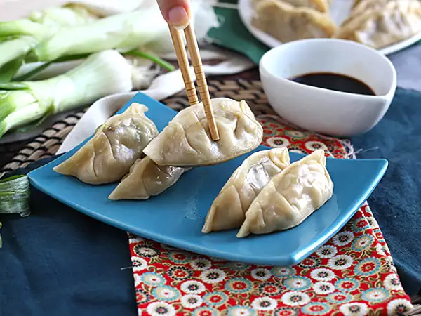 Recept Gyoza med kyckling, morot och champinjoner