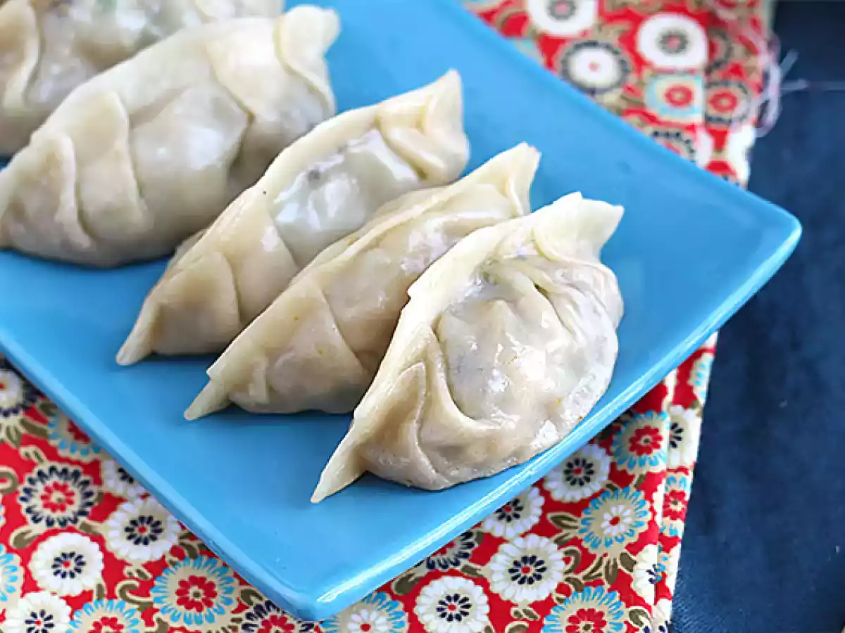 Gyozas med kyckling, morötter och champinjoner - foto 7