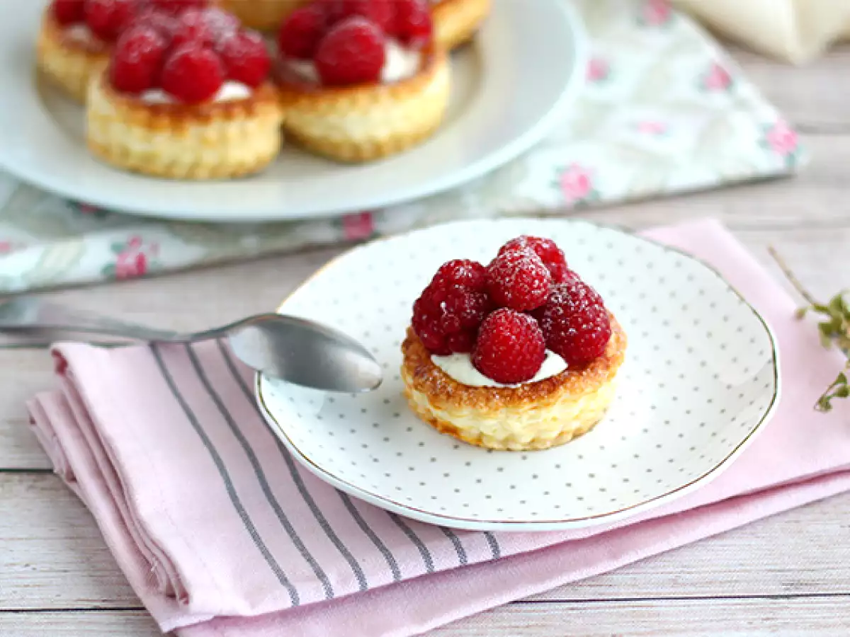 Hallon och mascarpone vol au vent - foto 2