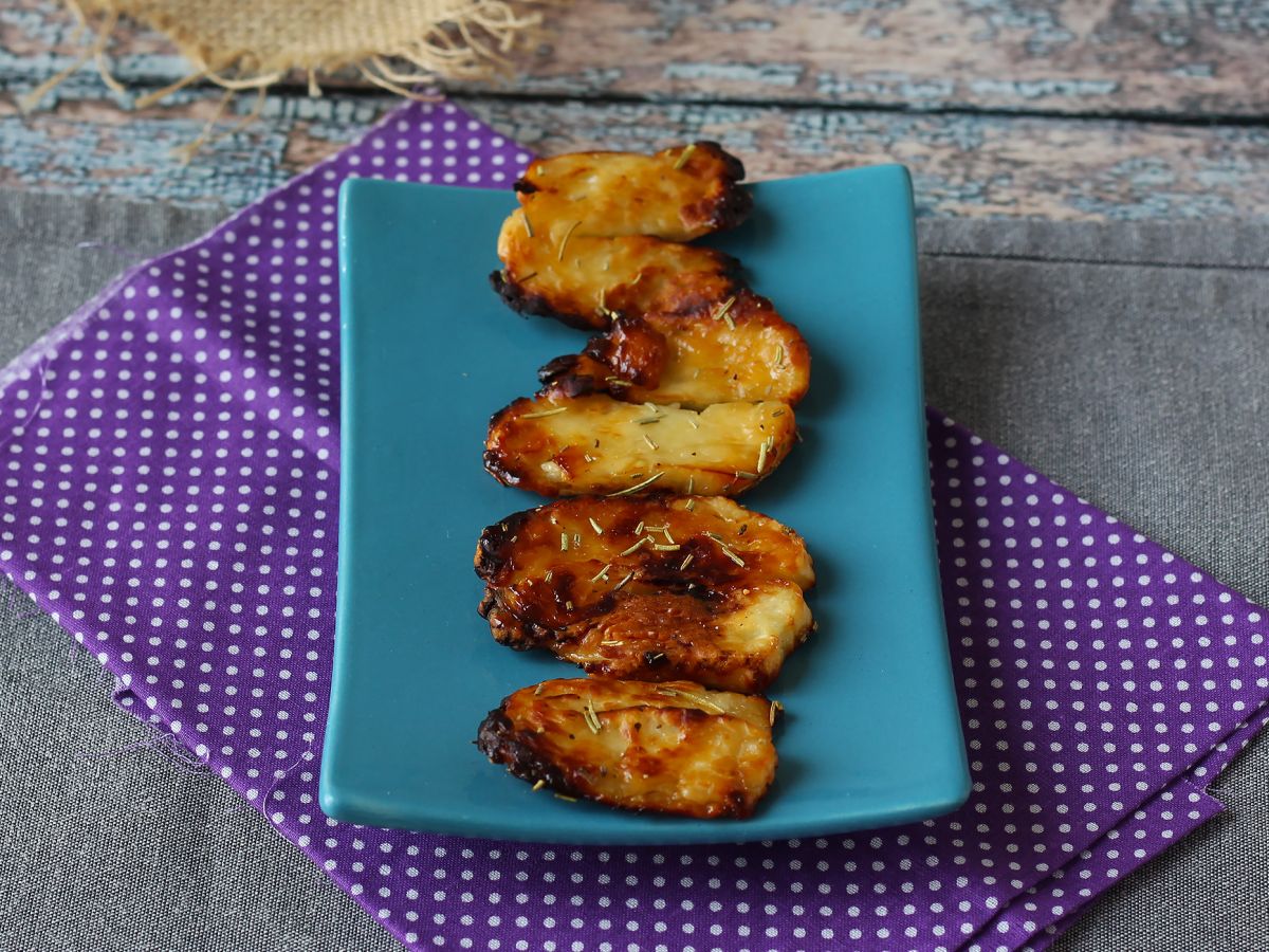 Halloumi med honung grillad i Air Fryer