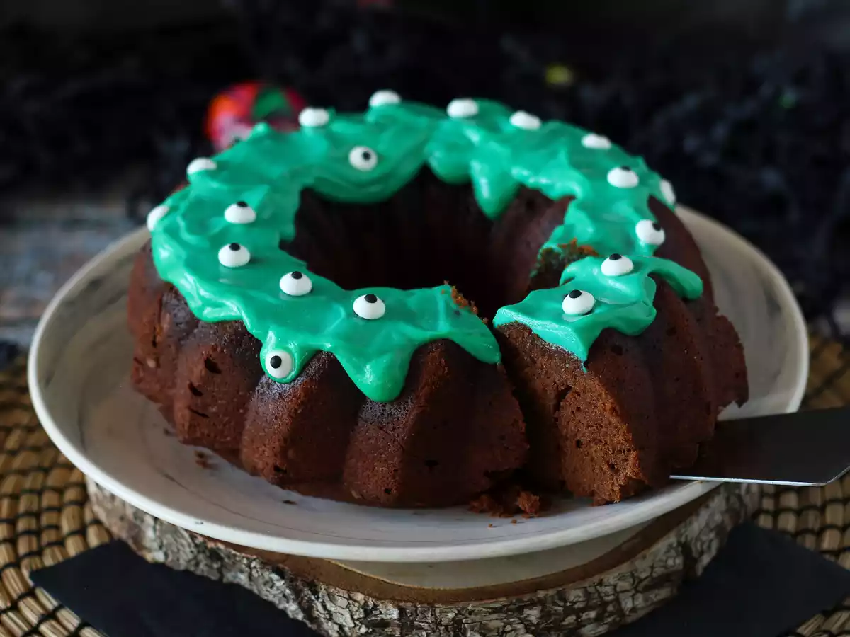Halloween Bundt cake, den läckra chokladkakan som får det att vattnas i munnen