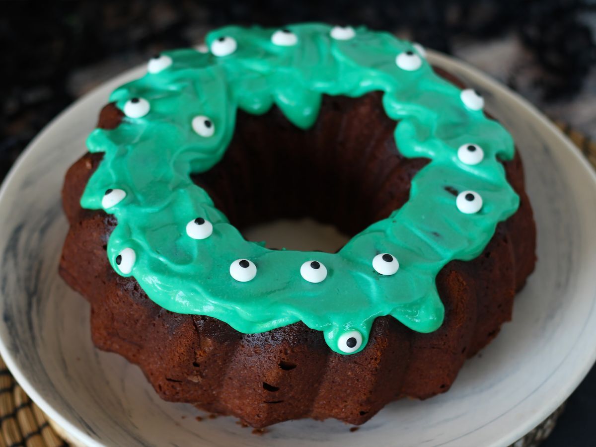 Halloween Bundt cake, den läckra chokladkakan som får det att vattnas i munnen - foto 2