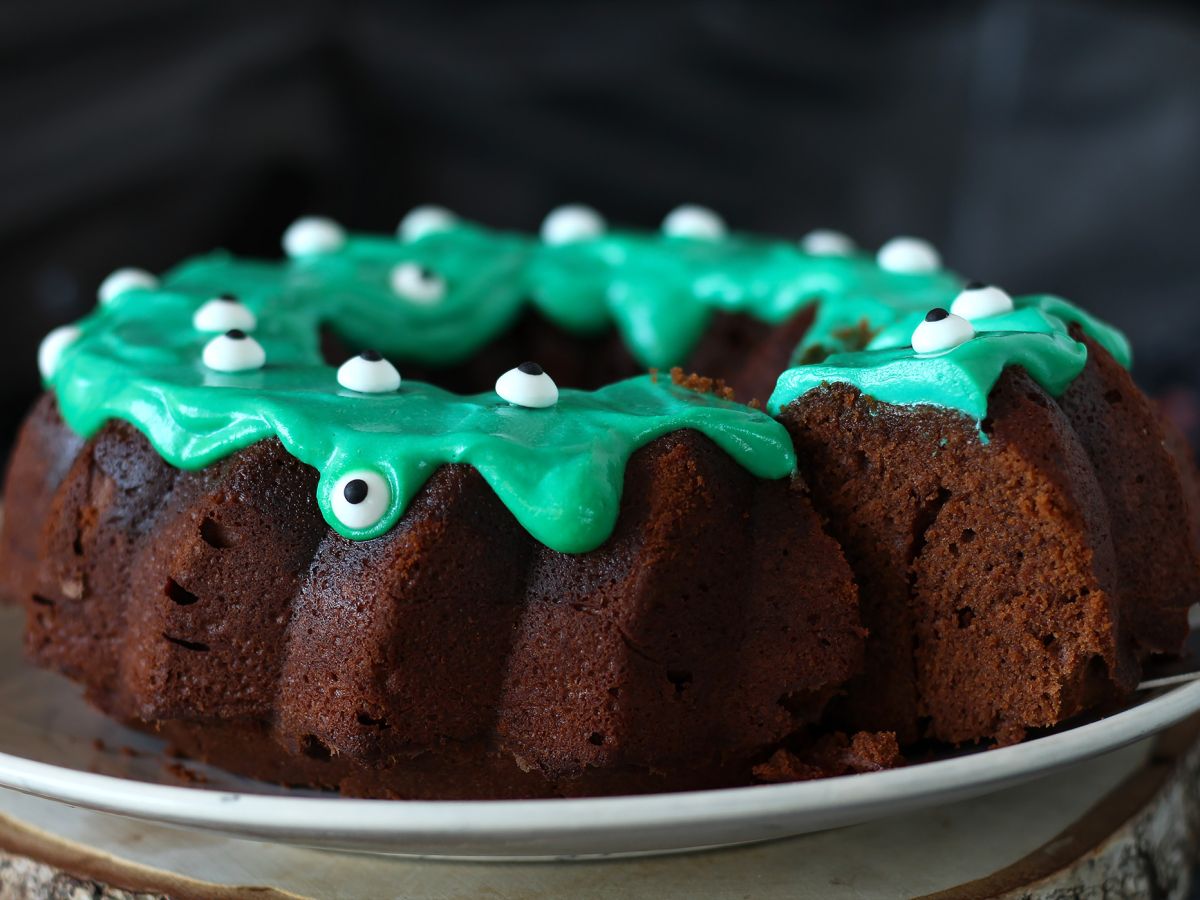 Halloween Bundt cake, den läckra chokladkakan som får det att vattnas i munnen - foto 3