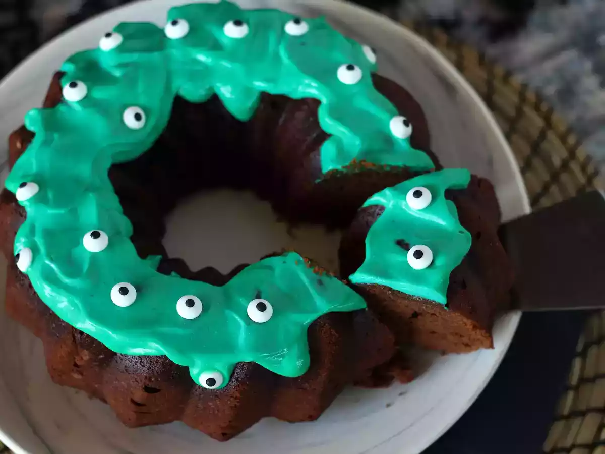 Halloween Bundt cake, den läckra chokladkakan som får det att vattnas i munnen - foto 5