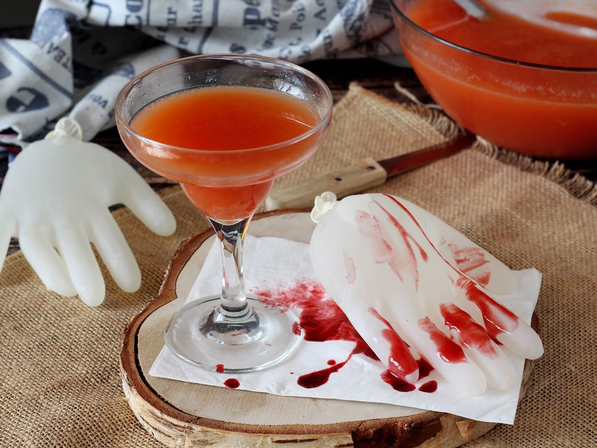 Halloween-cocktail med handformad isbit - enkel tutorial! - foto 4