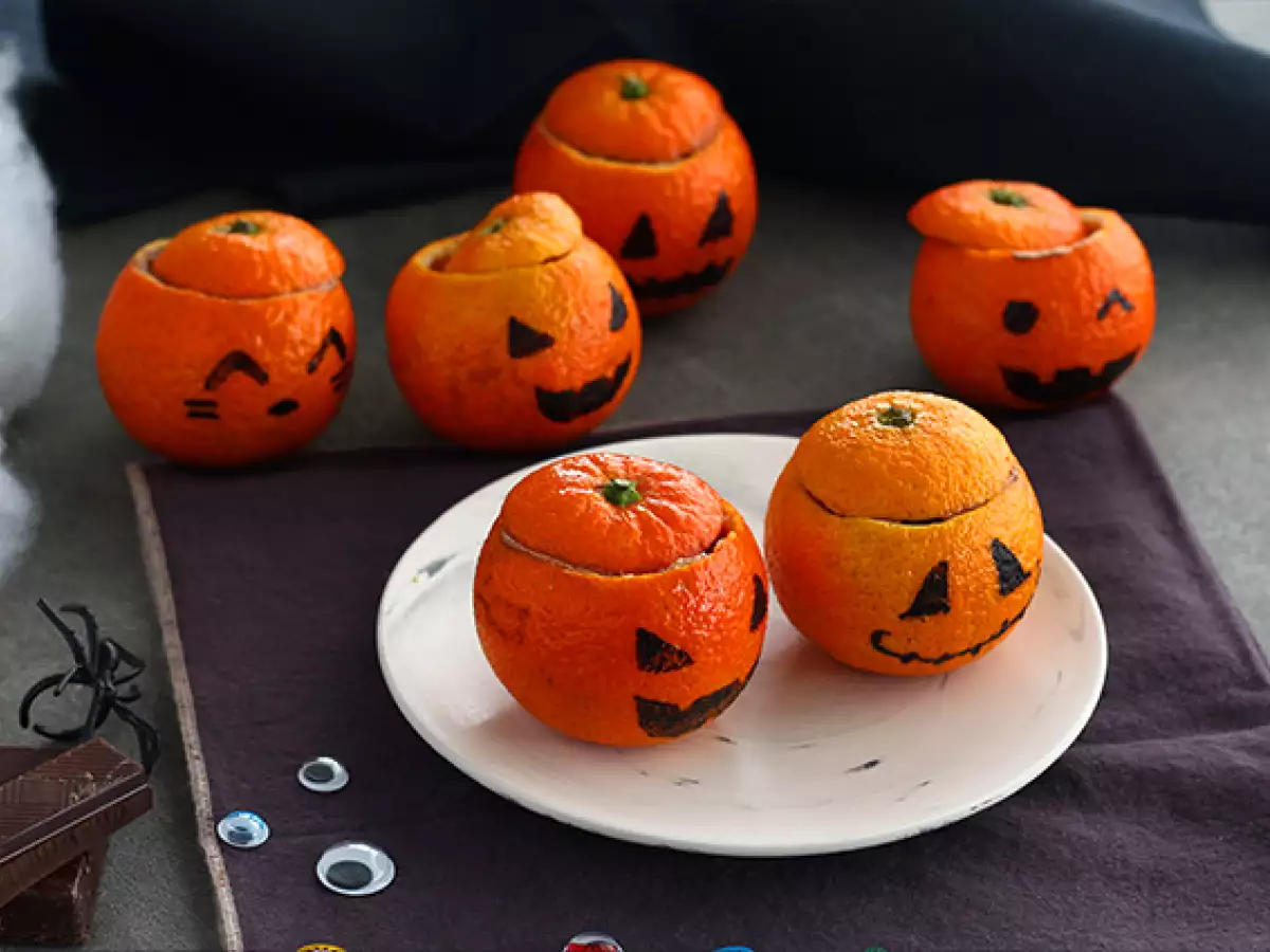 Halloween-klementiner och chokladmousse - foto 3