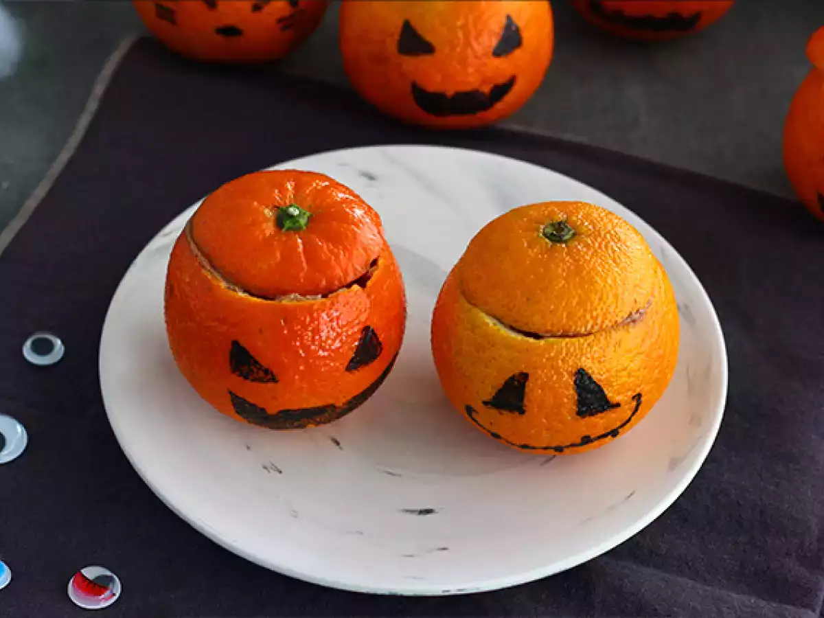 Halloween-klementiner och chokladmousse - foto 4
