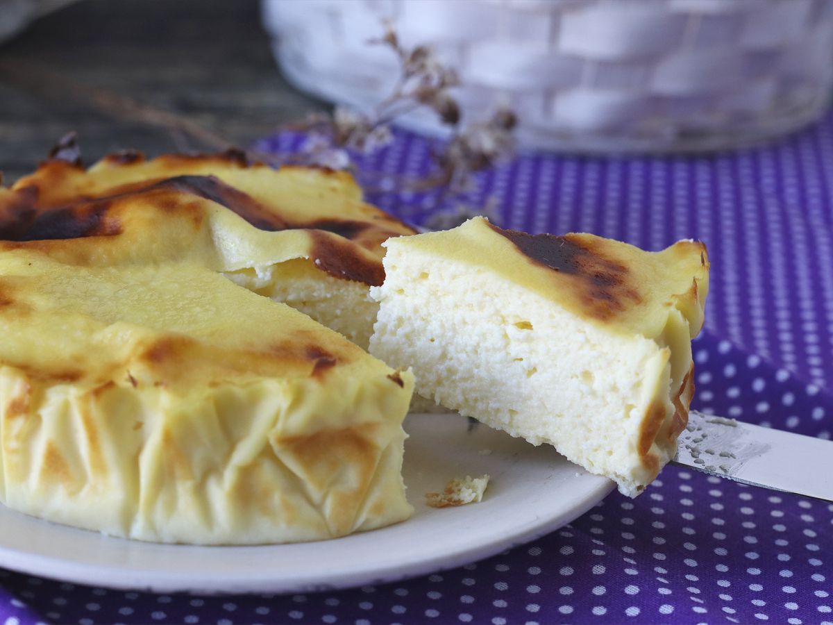 Hälsosam cheesecake i en luftfryser - foto 2