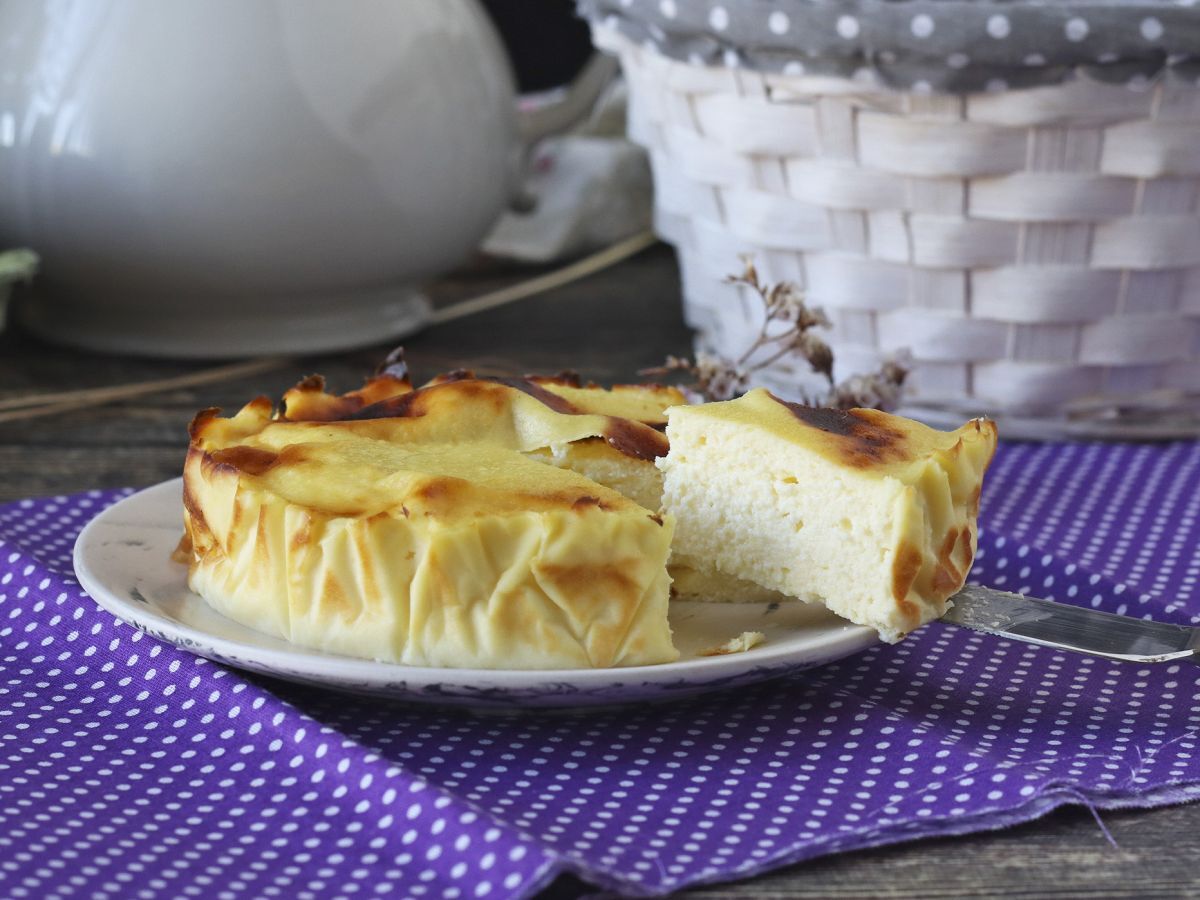 Hälsosam cheesecake i en luftfryser - foto 3