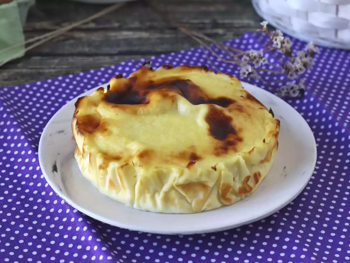 Hälsosam cheesecake i en luftfryser - foto 4