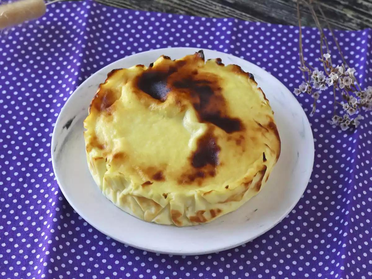 Hälsosam cheesecake i en luftfryser - foto 5
