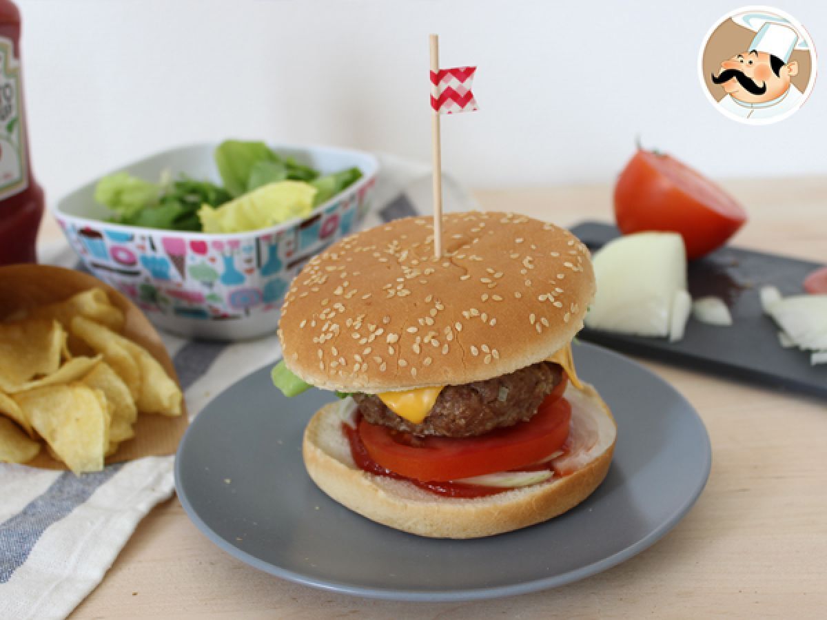 Hamburgare av nötkött