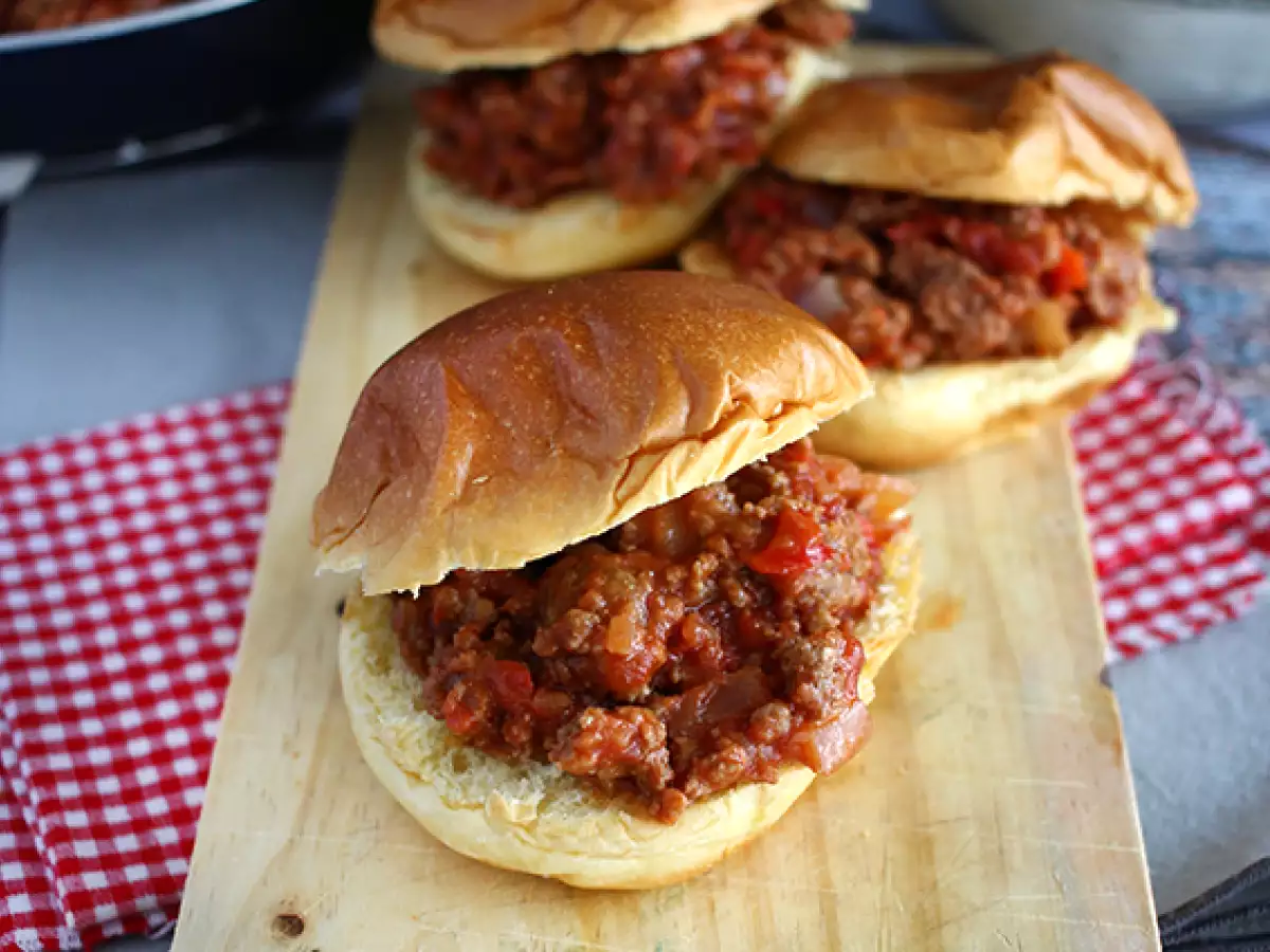 Hamburgare i Sloppy Joes-stil - foto 3