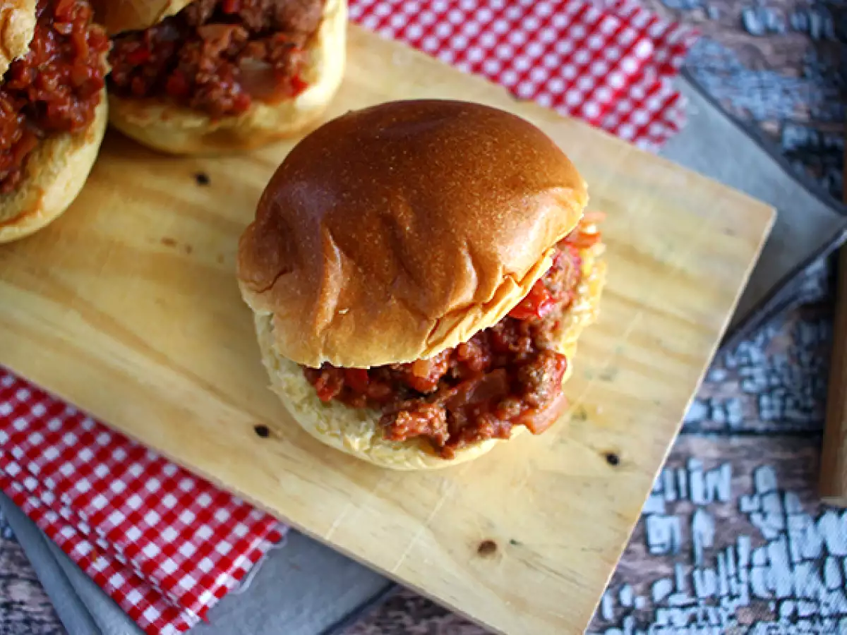 Hamburgare i Sloppy Joes-stil - foto 4