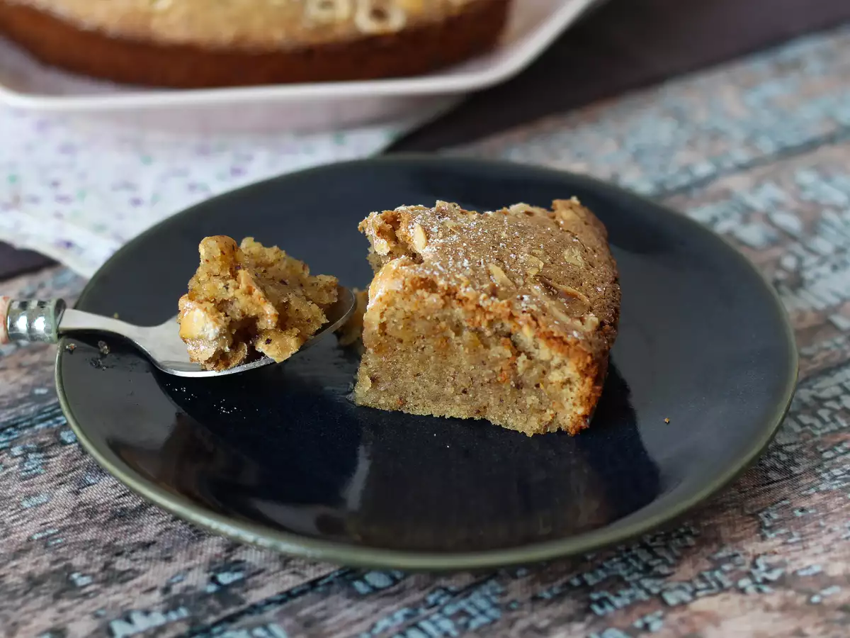 Hasselnötskaka – en mjuk och krispig kaka med hasselnötter och 5 ingredienser! - foto 3