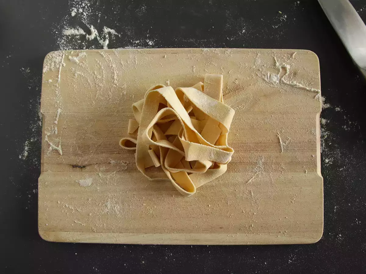Hemgjord pappardelle – recept steg för steg - foto 4