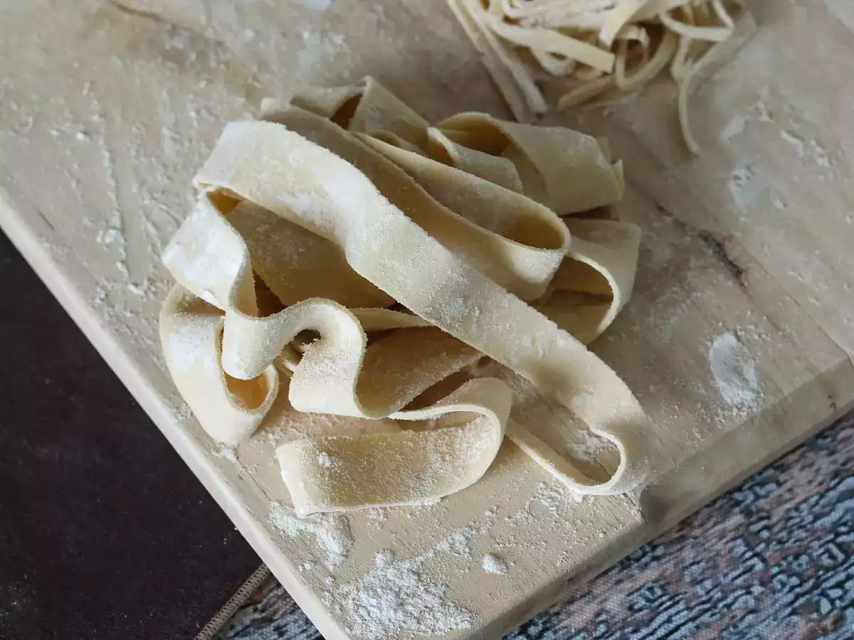 Hemgjord pappardelle – recept steg för steg - foto 5