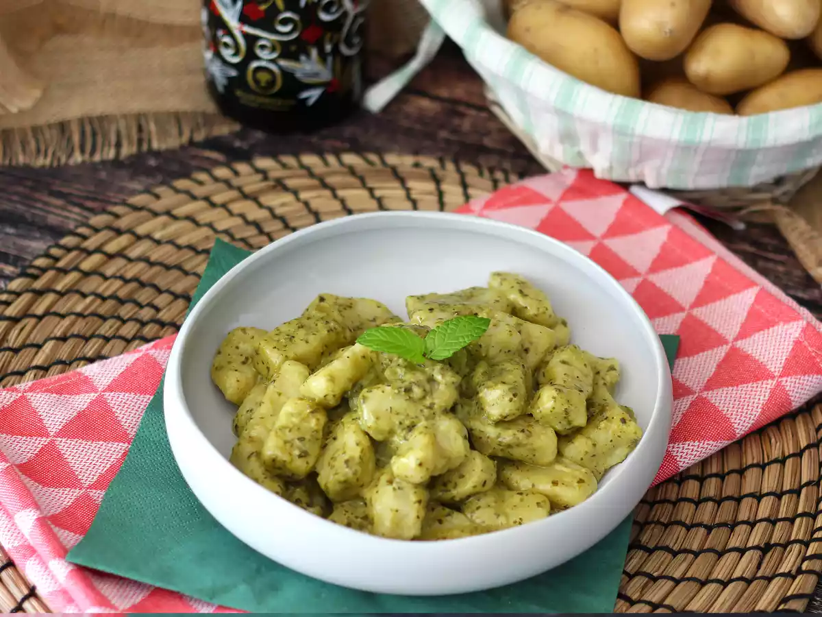 Hemlagad potatisgnocchi med pesto - foto 3