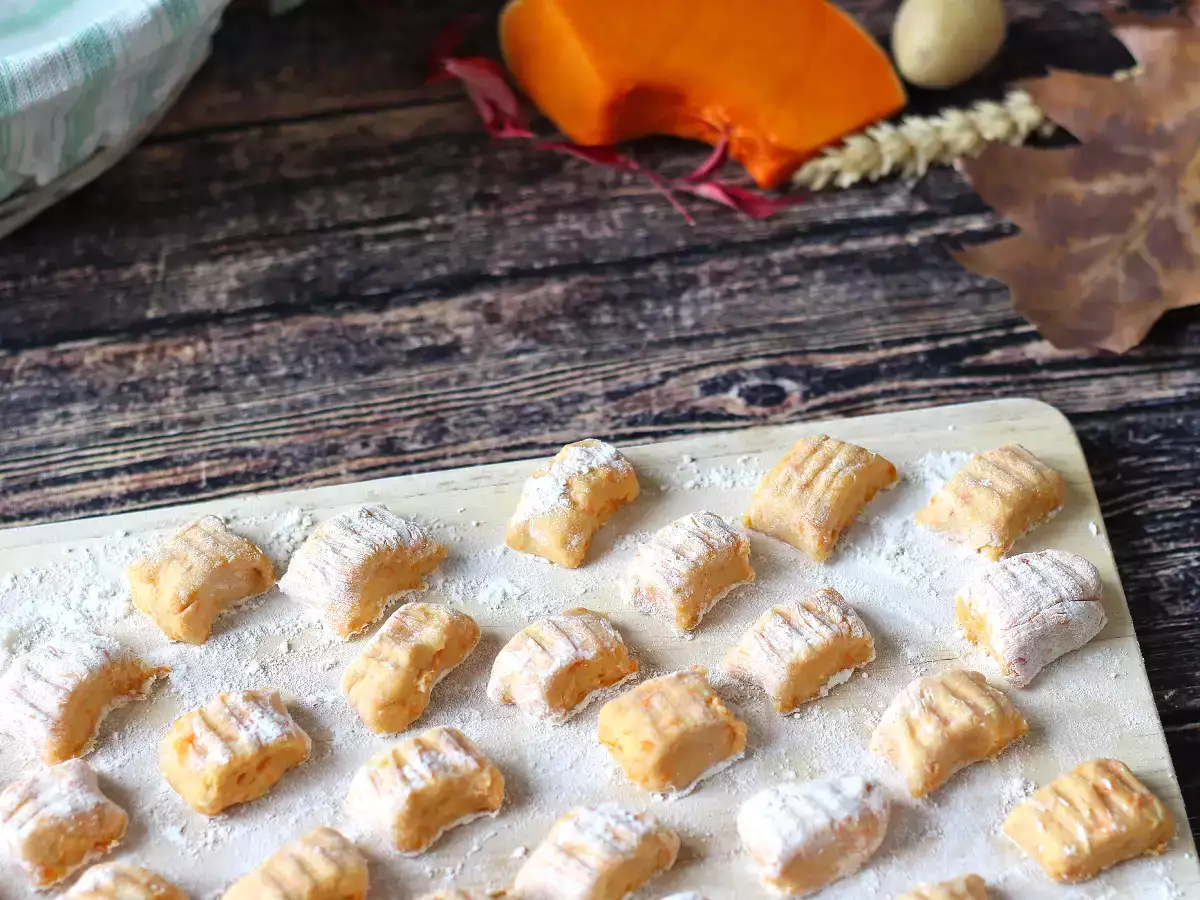 Hemlagad pumpa gnocchi: mjuk, delikat och perfekt för hösten! - foto 6