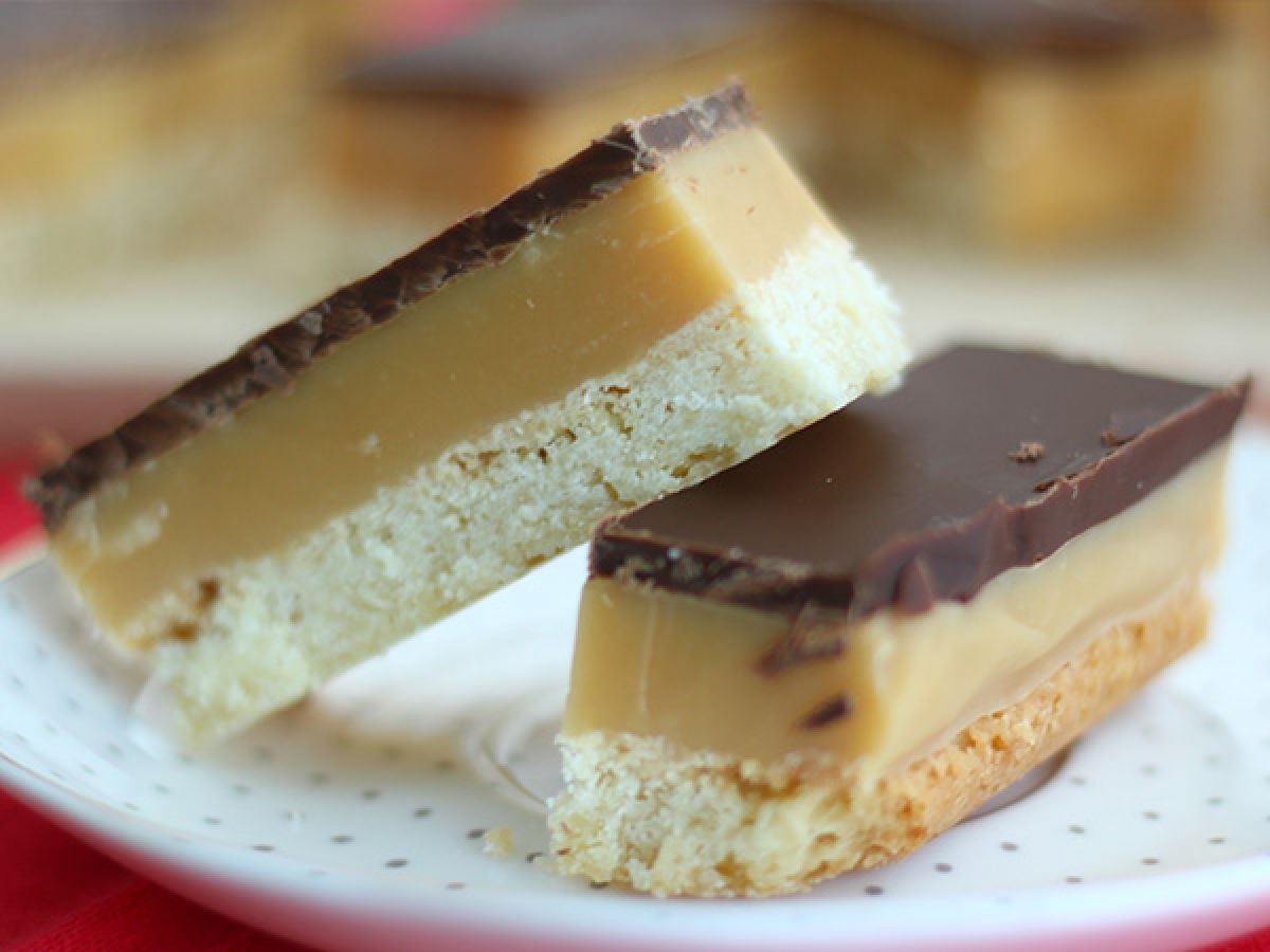 Hemlagad Twix eller Shortbread Millionaire
