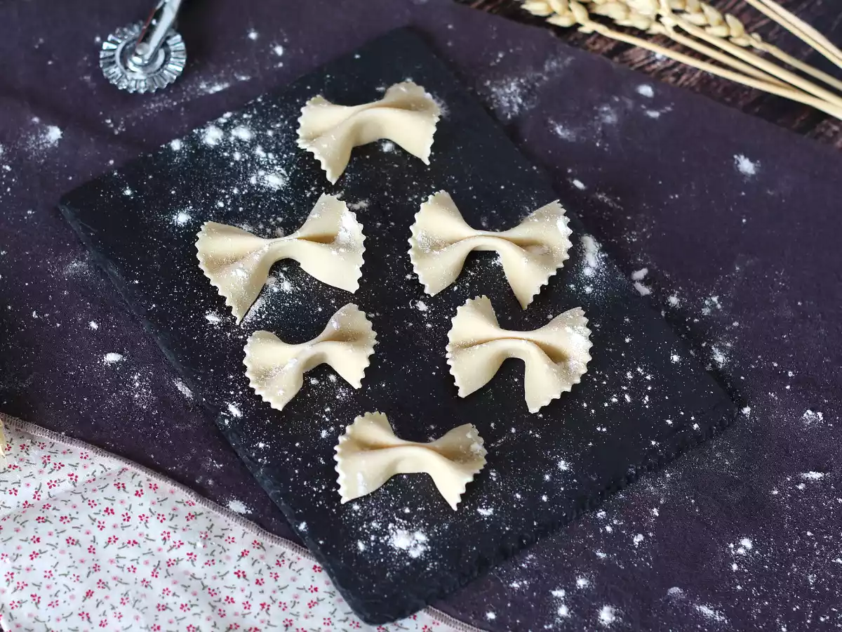 Hemmagjorda farfalle