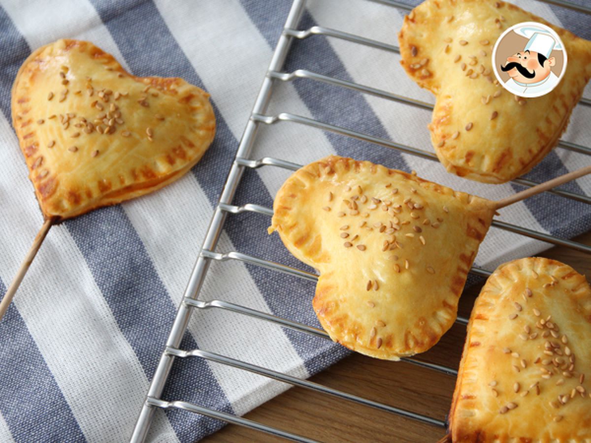Hjärtformade Pie Pops för alla hjärtans dag