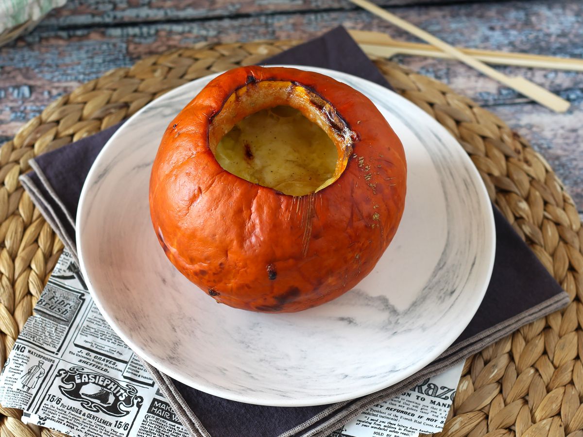 Höstlig Reblochon-fondue i en pumpa! - foto 3