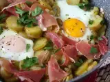 Huevos rotos – enkelt spanskt recept med potatis och ägg, foto 1