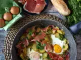 Huevos rotos – enkelt spanskt recept med potatis och ägg, foto 3