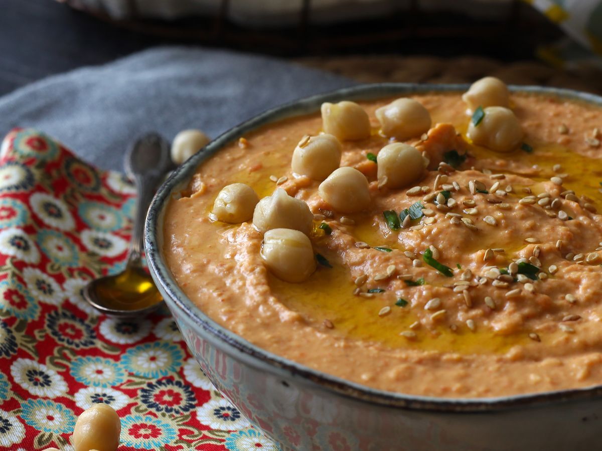 Hummus med röd paprika - foto 3