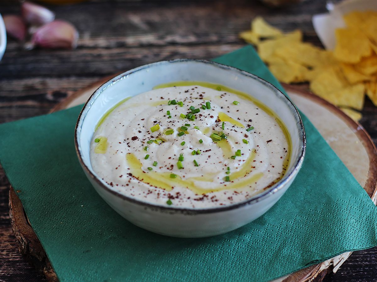 Hummus med vita bönor och kokosmjölk - foto 3